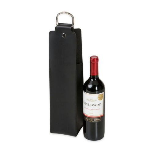 Sacola Porta Vinho Couro Sintético 43cm