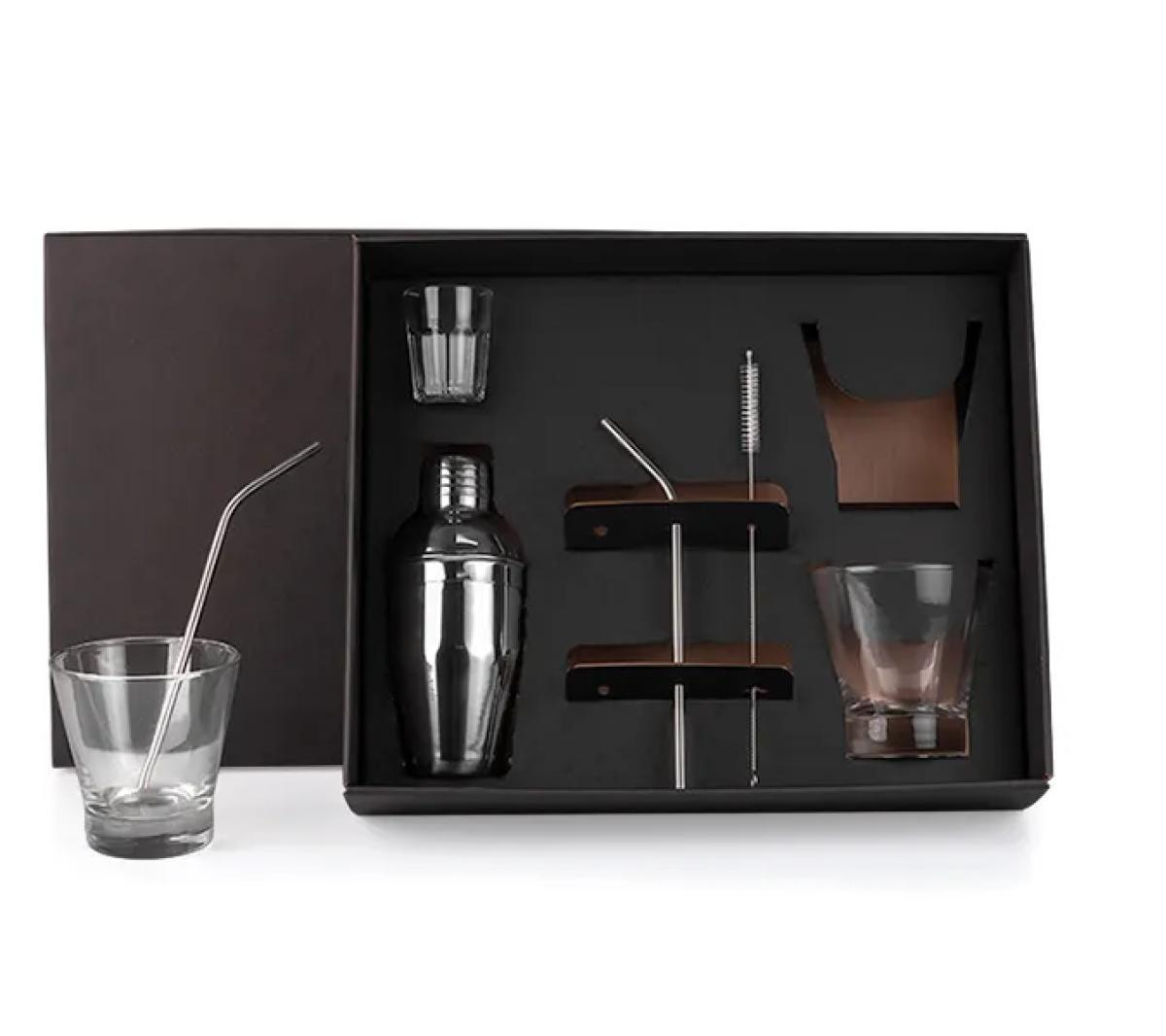 Kit Drinks Aço Inox 7 Peças