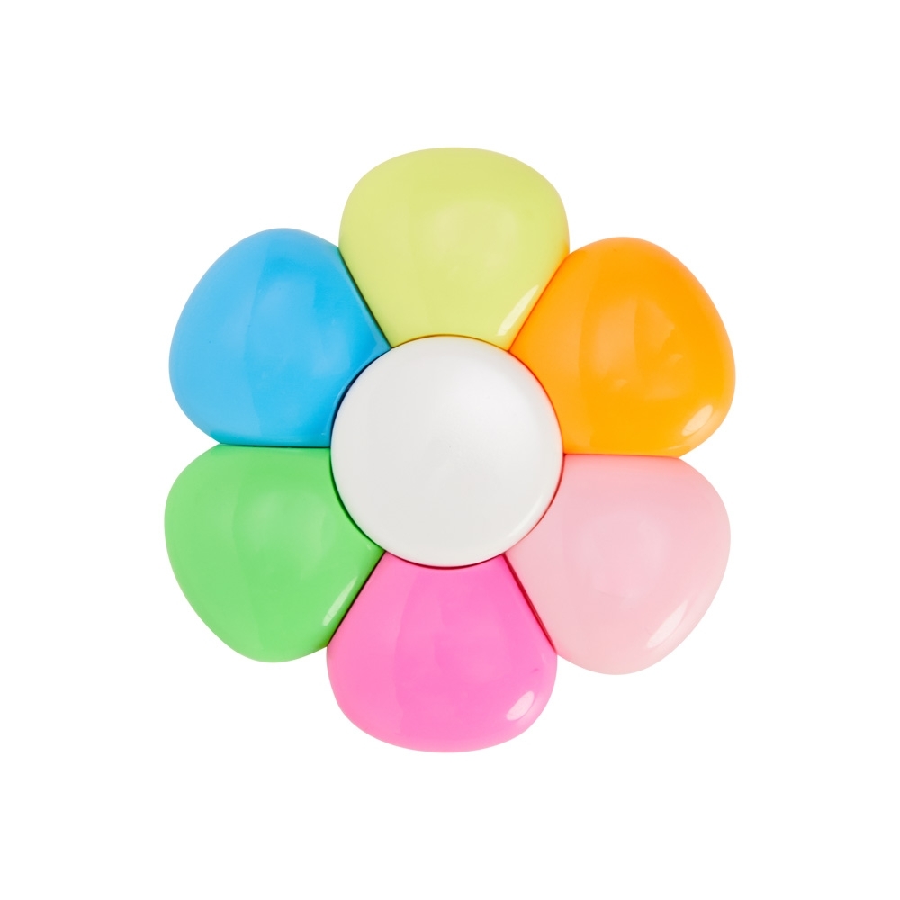 Conjunto de Marca Texto Plástico Flor