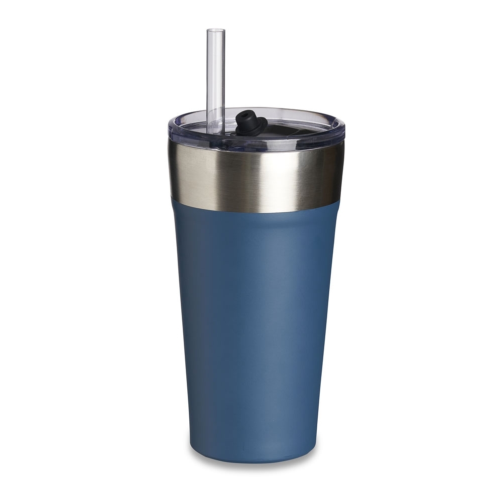 Copo Térmico Inox com Canudo 500ml