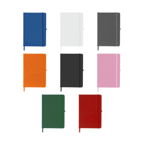 Bloco Moleskine Couro Sintético PU 21x14 cm Nylon 80 Folhas