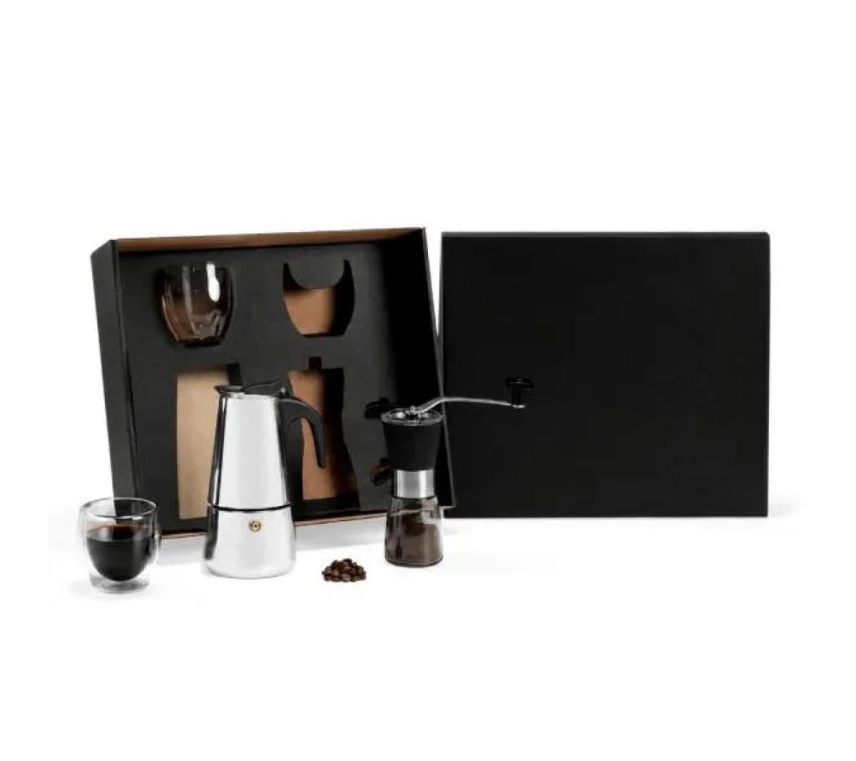 Kit para Café Alumínio e Vidro 350ml