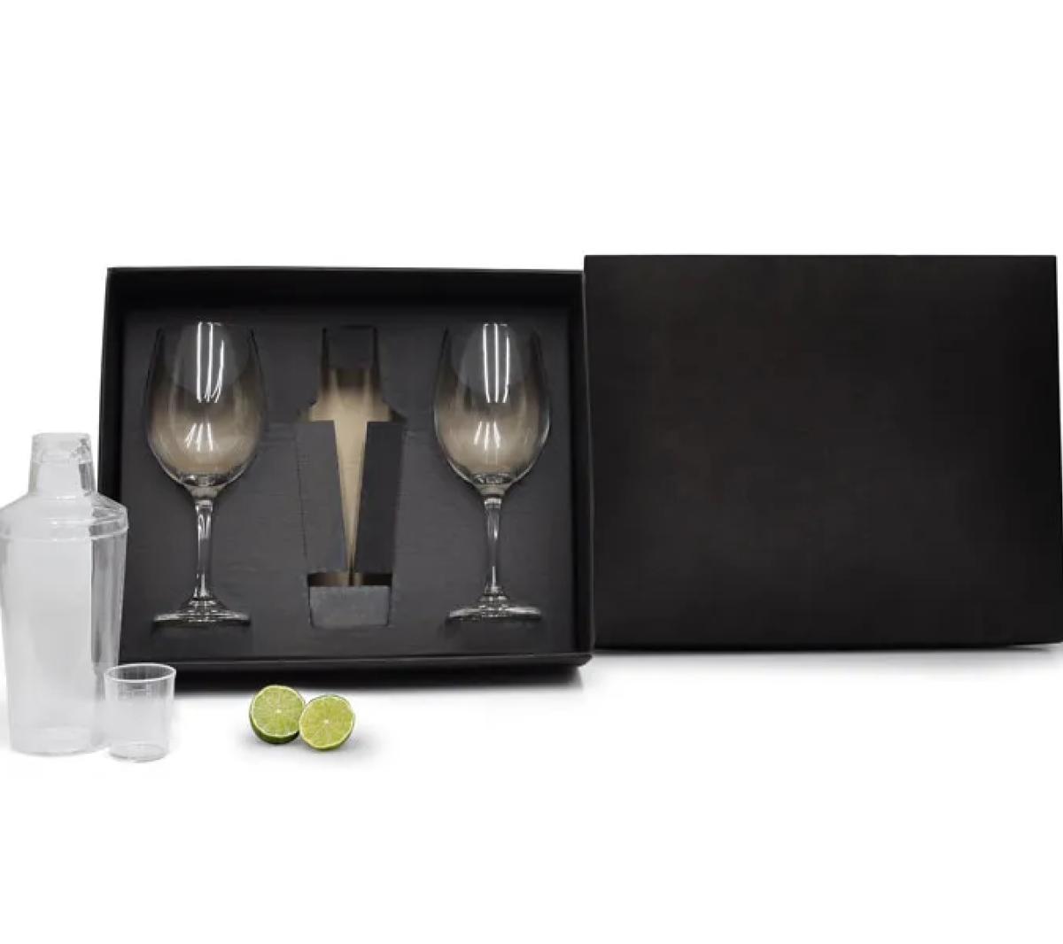 Kit para Drinks Plástico e Vidro 490ml