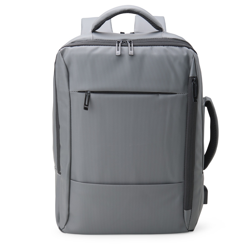 Mochila Couro Sintético Usb 23 Litros 40x30cm