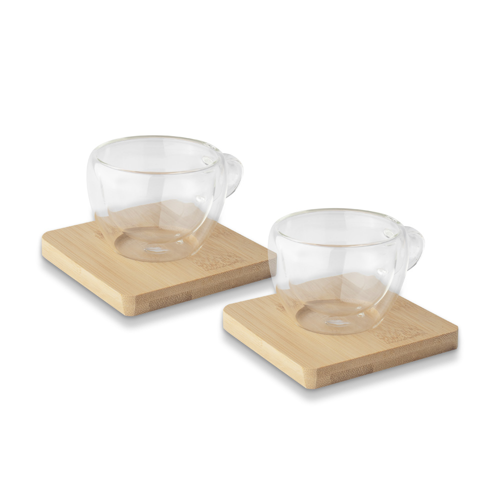 Conjunto 2 Copos Térmicos de Vidro 60ml
