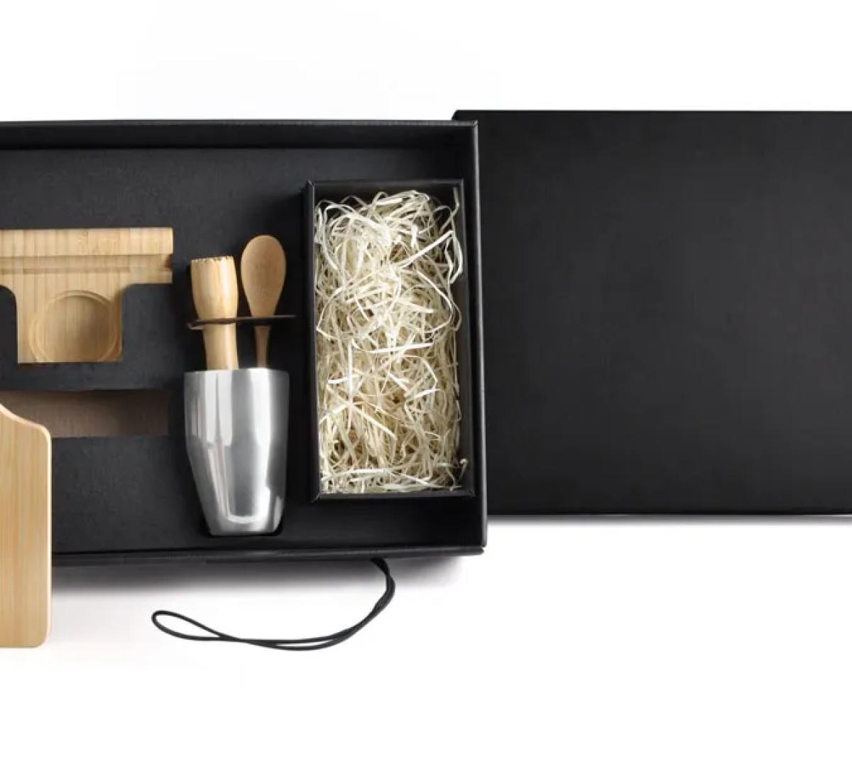 Kit Caipirinha Bambu e Inox 350ml