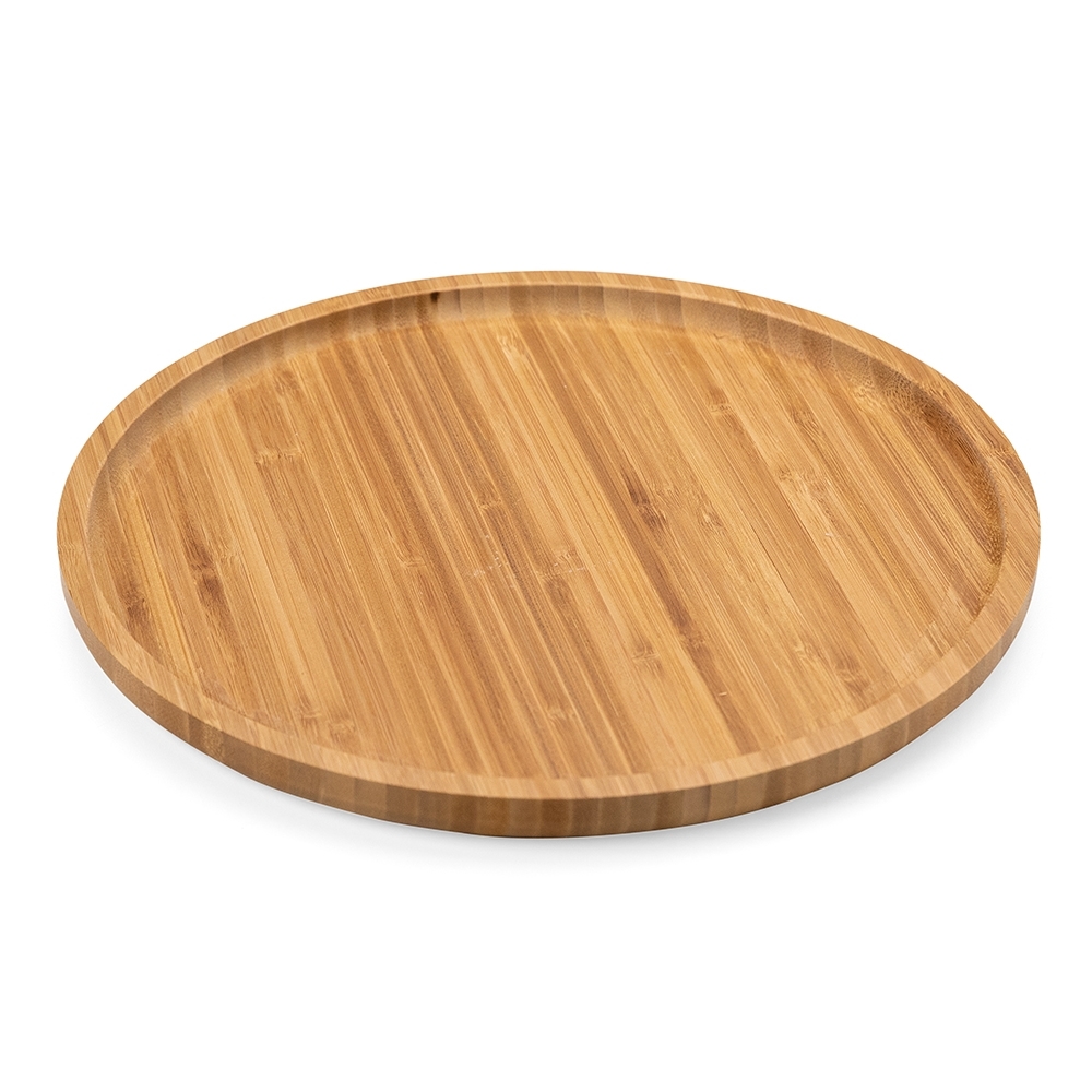 Petisqueira de Bambu Redonda 30cm