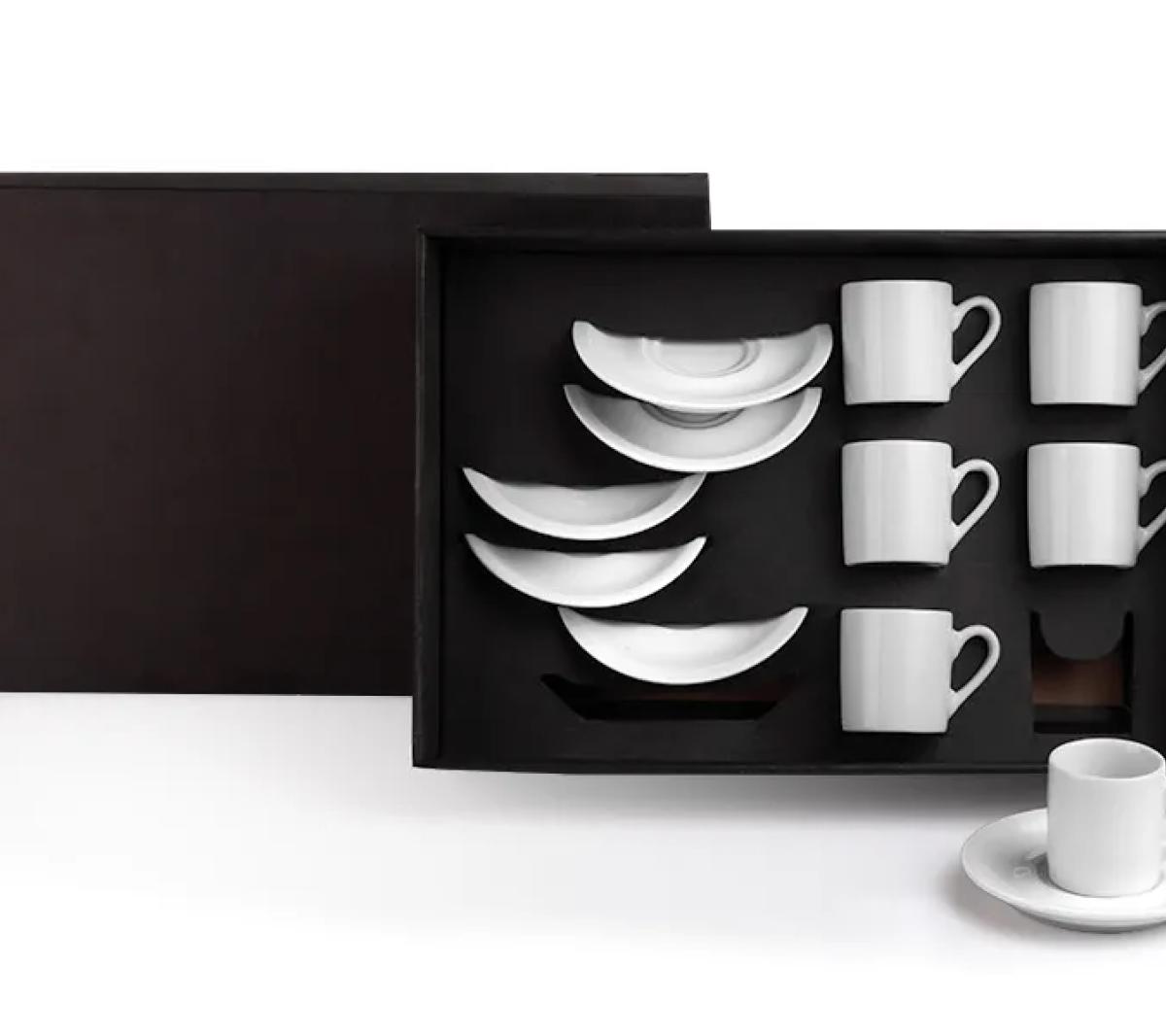Jogo de Xícaras de Café Porcelana 50ml