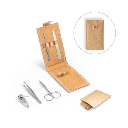 Estojo Manicure Cortiça 104mm