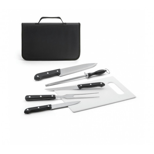 Kit Churrasco Inox 6 Peças 350x230mm