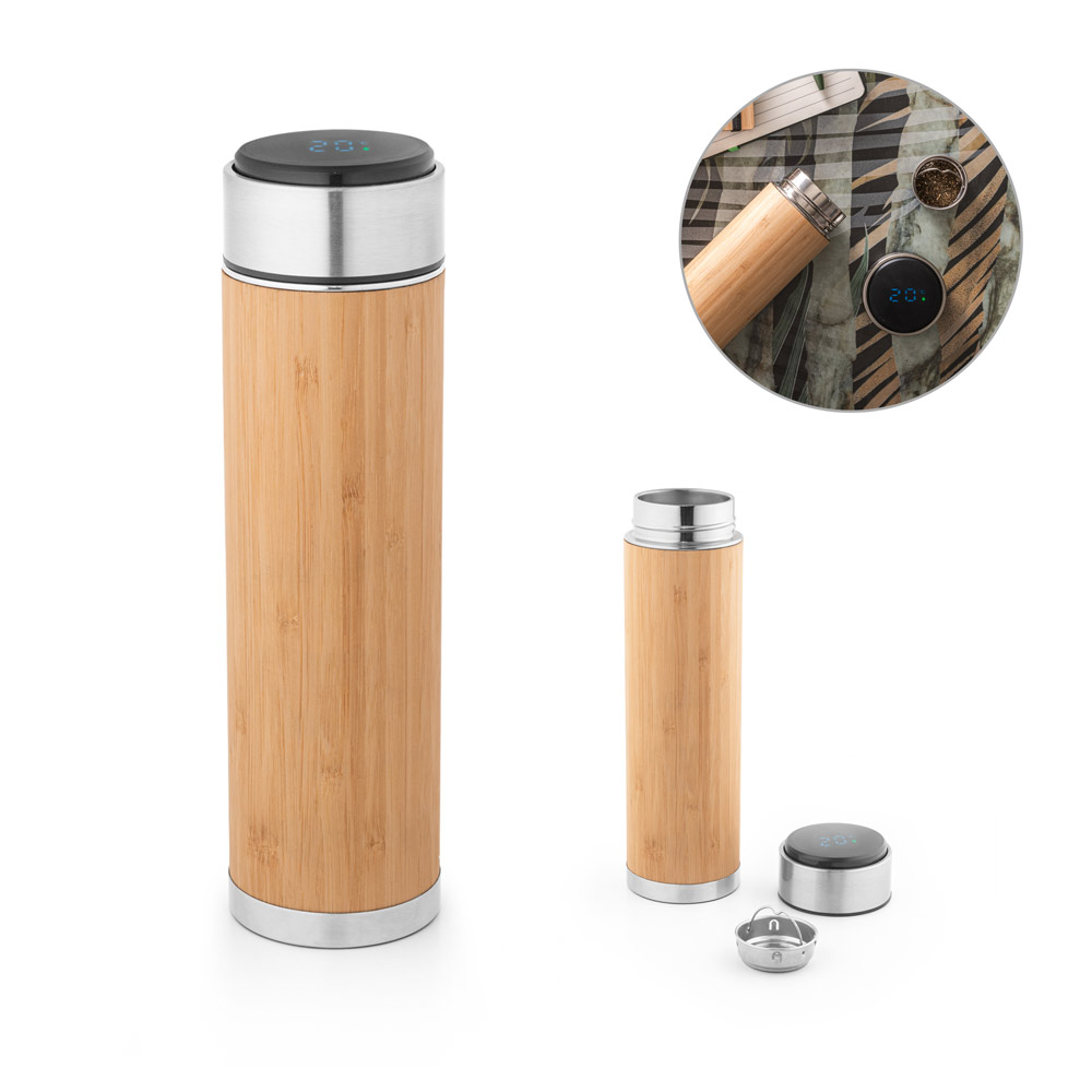 Squeeze Térmico Digital Aço Inox 430ml