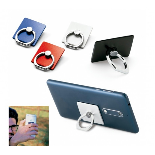 Suporte para Celular Autocolante em ABS 35x40x6mm