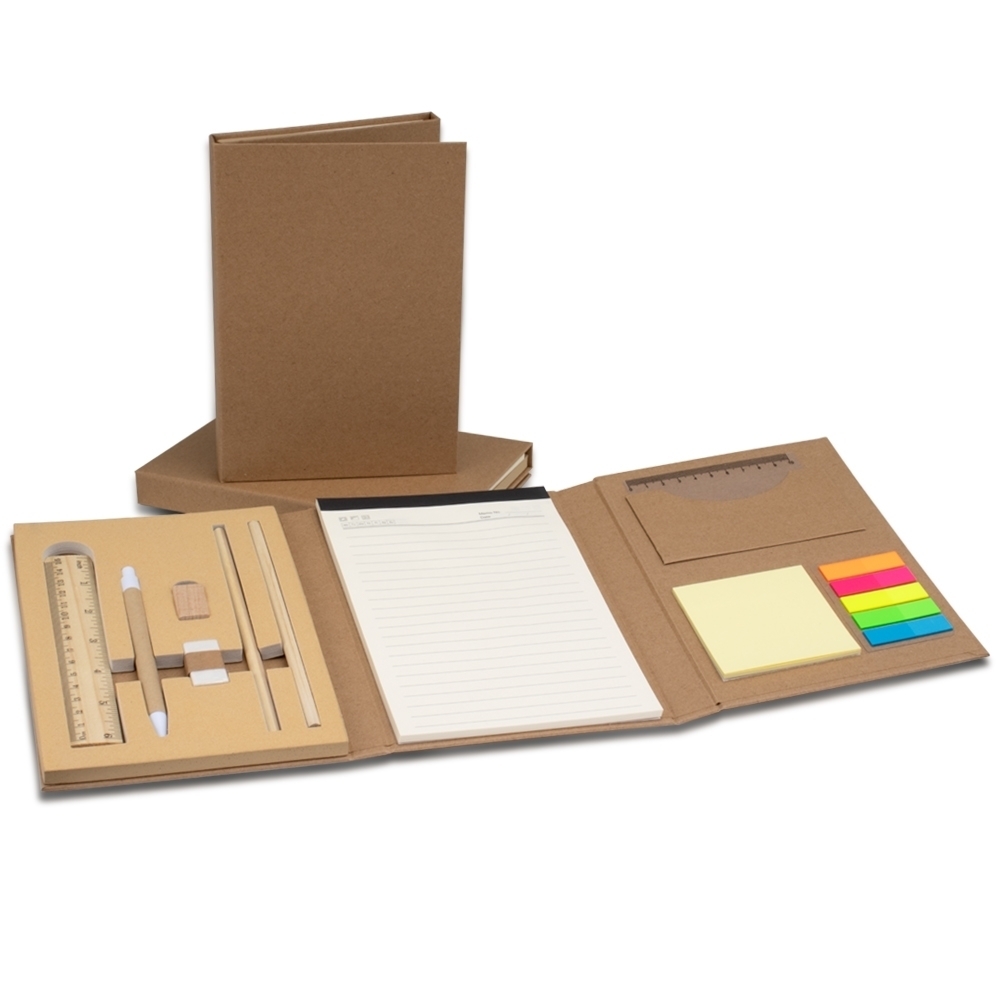 Kit Bloco de Anotações Ecológico Kraft 40 Folhas