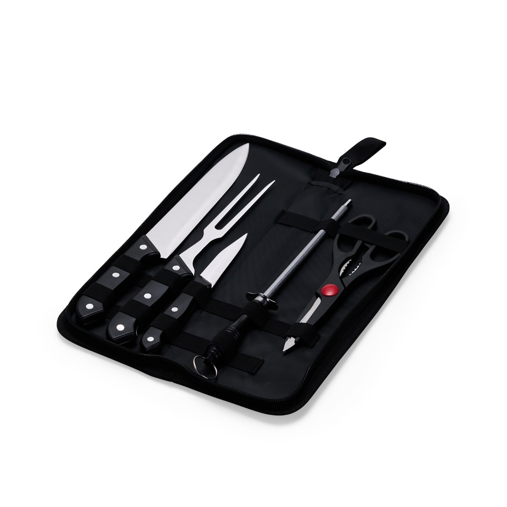 Kit Churrasco Inox 5 Peças
