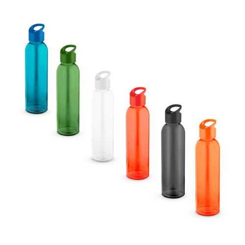 Garrafa de Vidro com Tampa PP 500ml