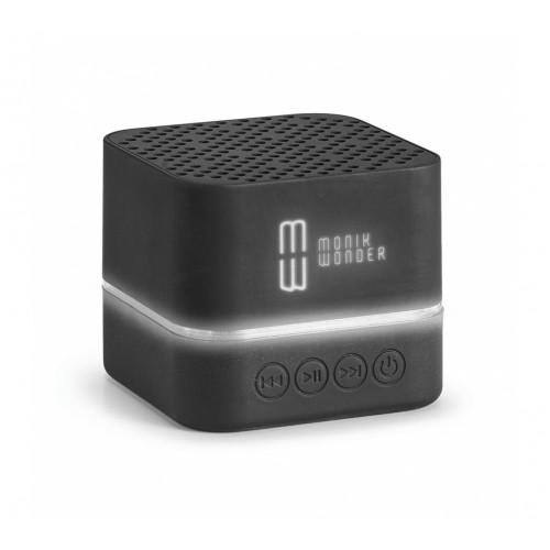 Caixa de Som Bluetooth Plástico ABS LED 59x59mm