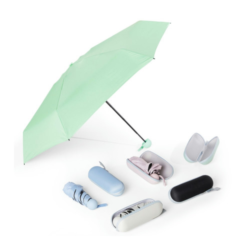Guarda-chuva Cápsula Poliéster 90cm Manual Impermeável