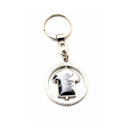 Chaveiro de Metal Giratório Camiseta 8,0x3,5cm