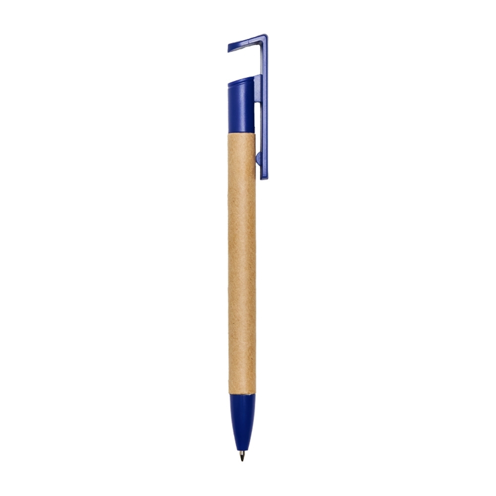 Caneta Papelão com Suporte para Celular