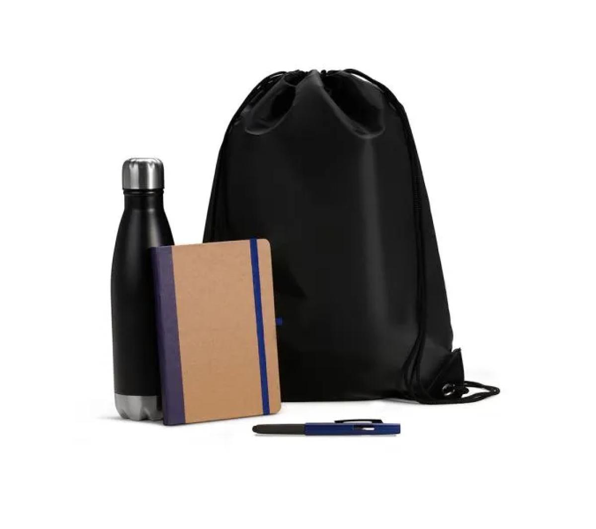 Kit Boas Vindas com Mochila Nylon 4 Peças