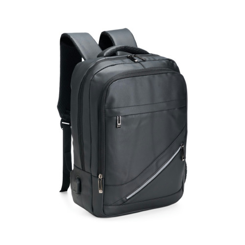 Mochila Impermeável Couro Sintético para Notebook 15,6" 26L