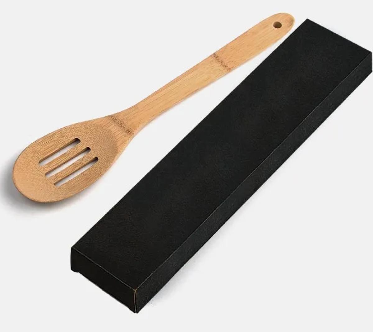 Colher Perfurada em Bambu 30cm