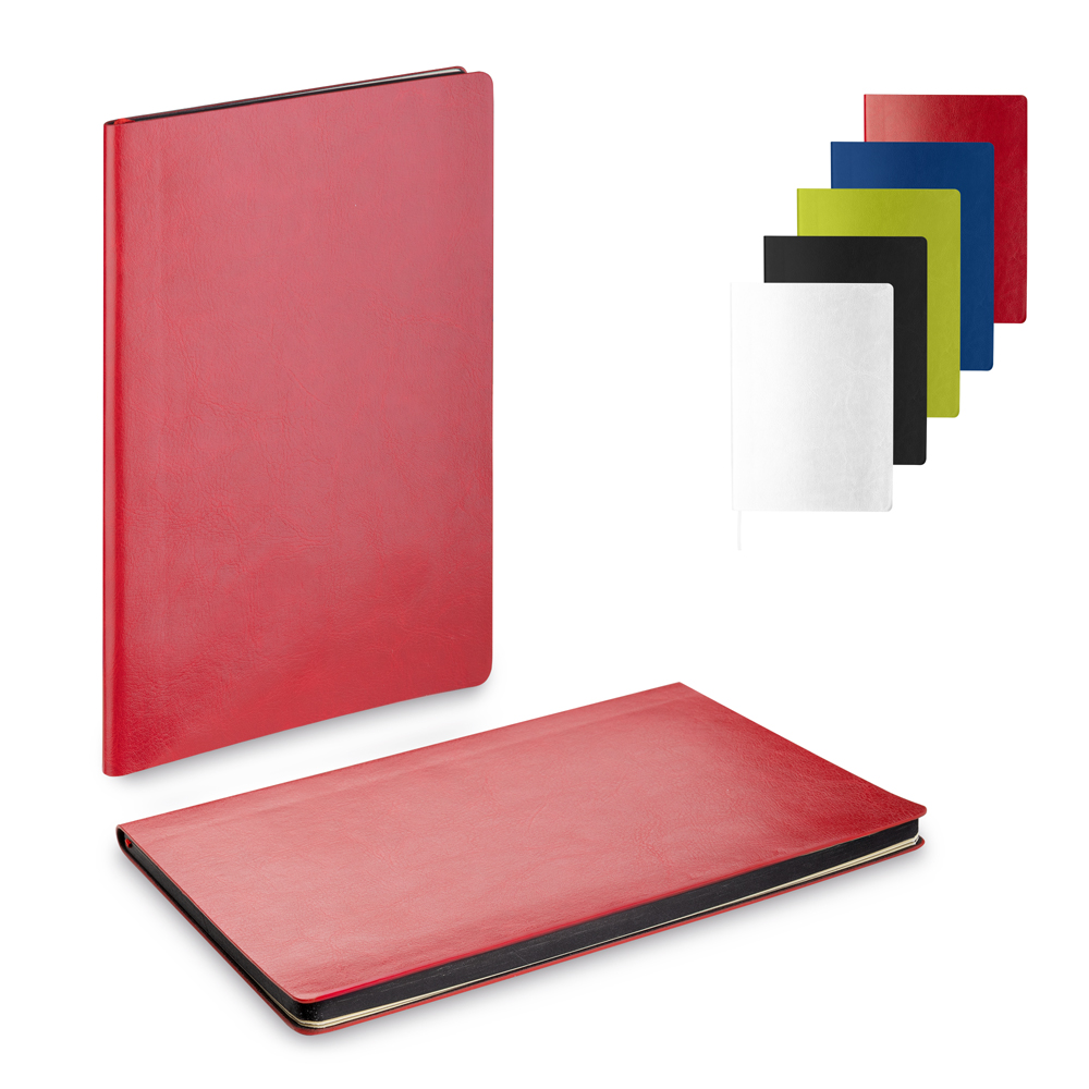 Caderno A5 PU Pautado 21x14,9cm 64 Folhas