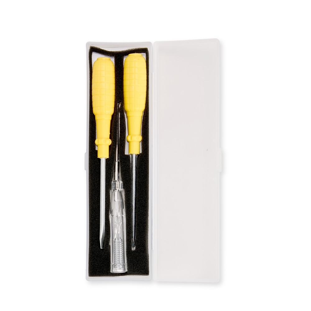 Kit Ferramentas Plástico 3 Peças 18,2x5cm