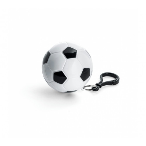 Chaveiro Capa de Chuva Plástico Formato Bola de Futebol