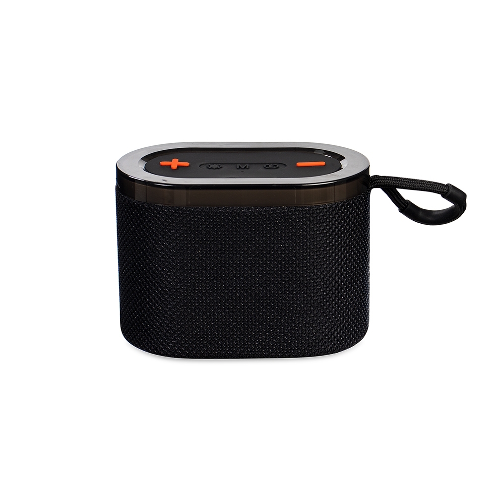Caixa de Som Plástico ABS Multimídia RGB Nylon 8,3x11,6cm