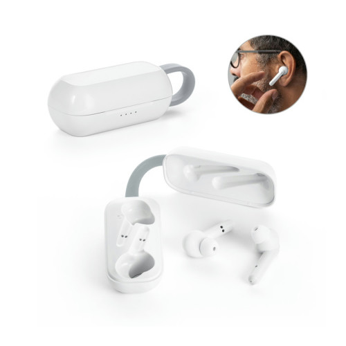 Fones de Ouvido Wireless Stereo em ABS Silicone 77x36mm