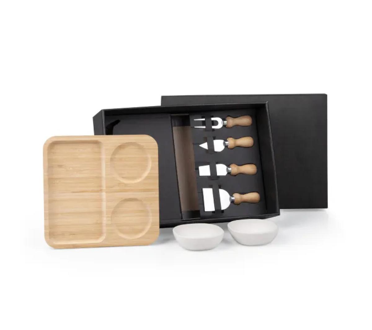 Conjunto para Petisco Bambu 7 Peças