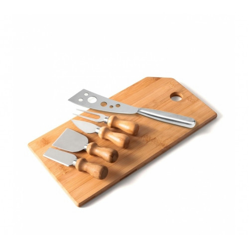 Kit Queijo Bambu 6 Peças 31x17cm