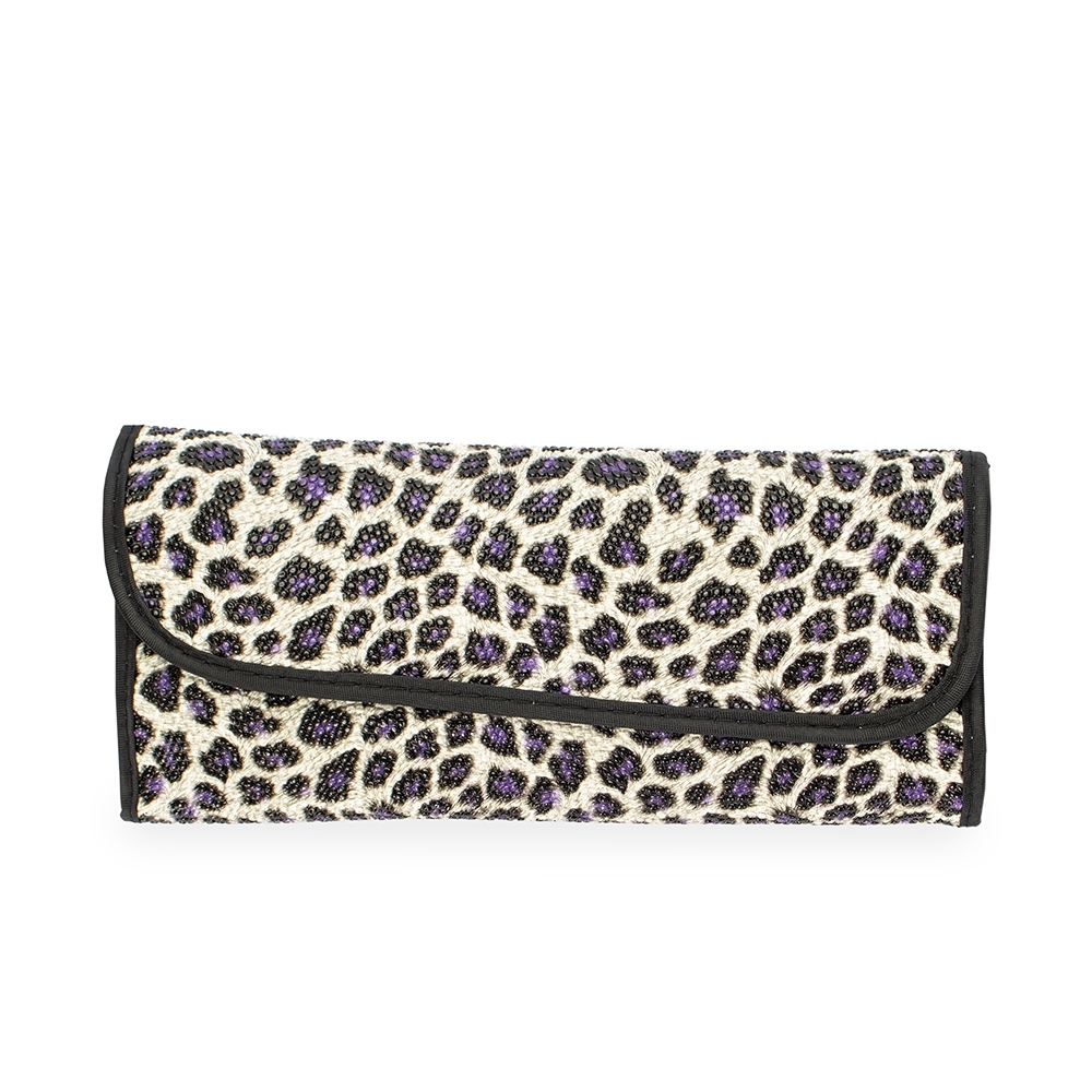 Kit Pincel 12 Peças com Necessaire Dobrável em Nylon 38,5x23cm