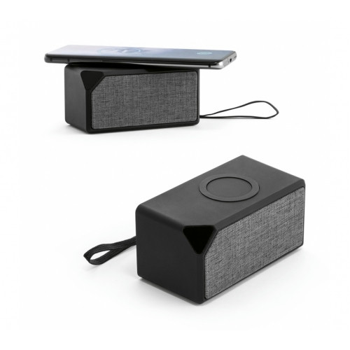 Caixa de Som Bluetooth Plástico Carregador Wireless 108x56mm