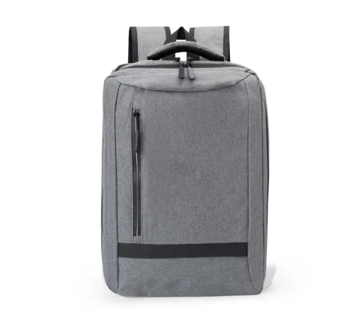 Mochila Poliéster 300D Melange Cinza 18L