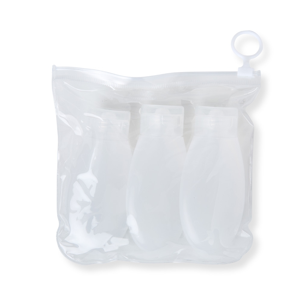 Kit Viagem Plástico 3 Peças 60ml