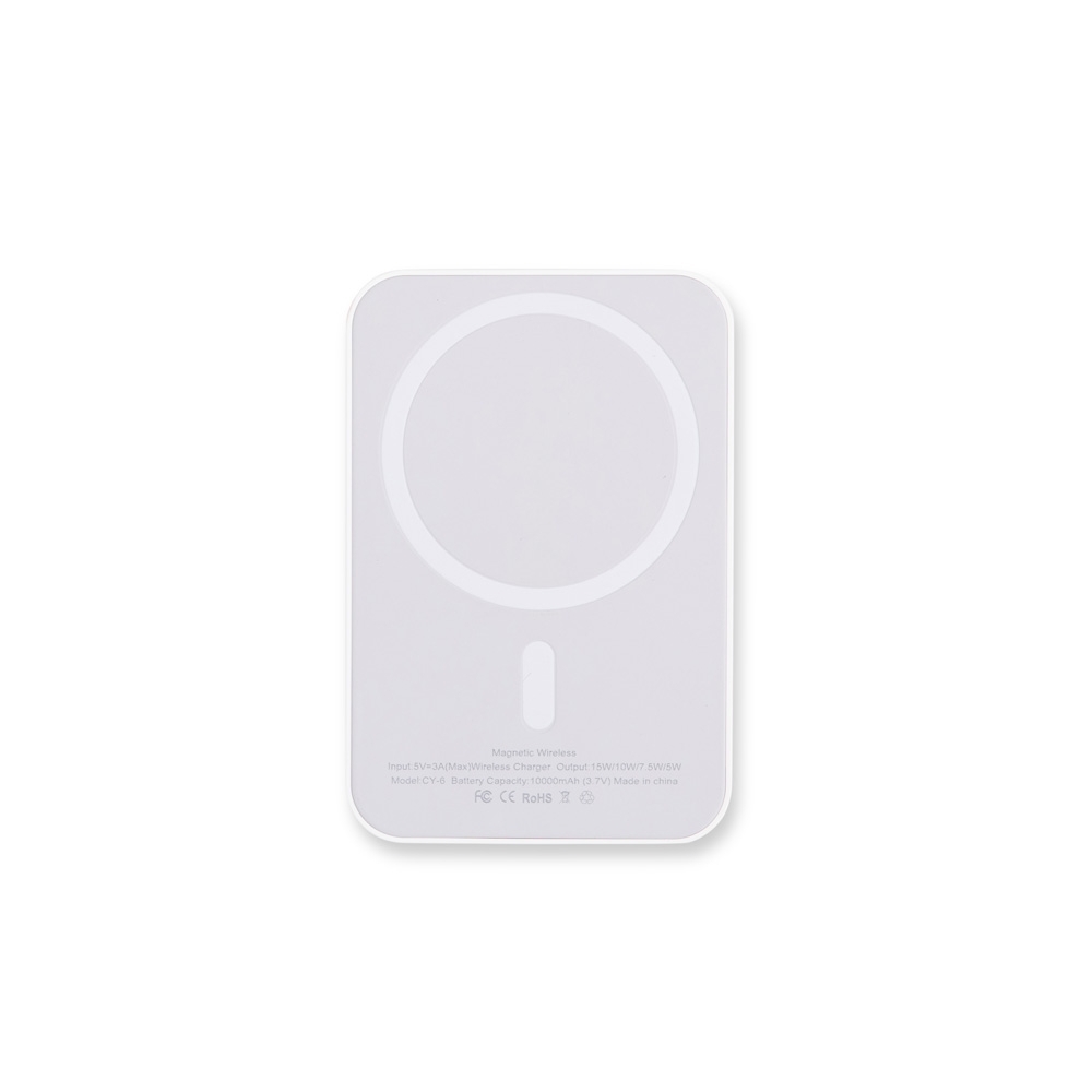 Power Bank Indução Plástico 10.000mah 9,7x6,5cm 96 Folhas