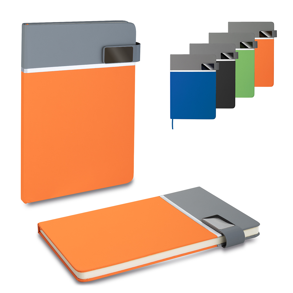 Caderno A5 Magnético em PU 21,2x14,7cm 80 Folhas