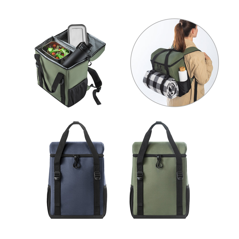 Mochila Térmica Almofadada 600D Ripstop rPET 16L
