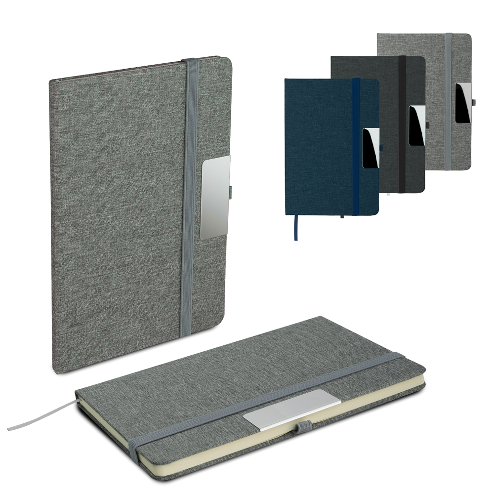 Caderno A5 com Capa RPET 21x14,5cm 80 Folhas