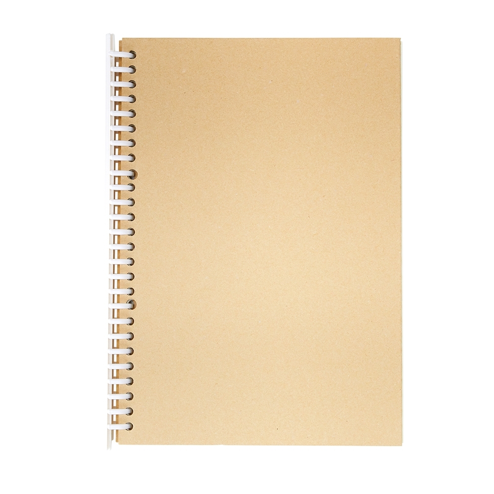 Caderno Kraft Capa Dura 90 Folhas