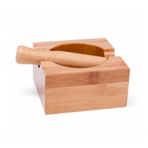 Pilão e Socador em Bambu 12cm