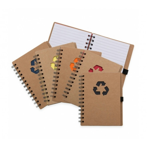 Bloco de Anotações Kraft Reciclado 70 Folhas 18x15cm