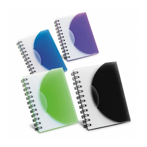 Caderno Semi Rígido Plástico A7 80 Folhas 78x108mm