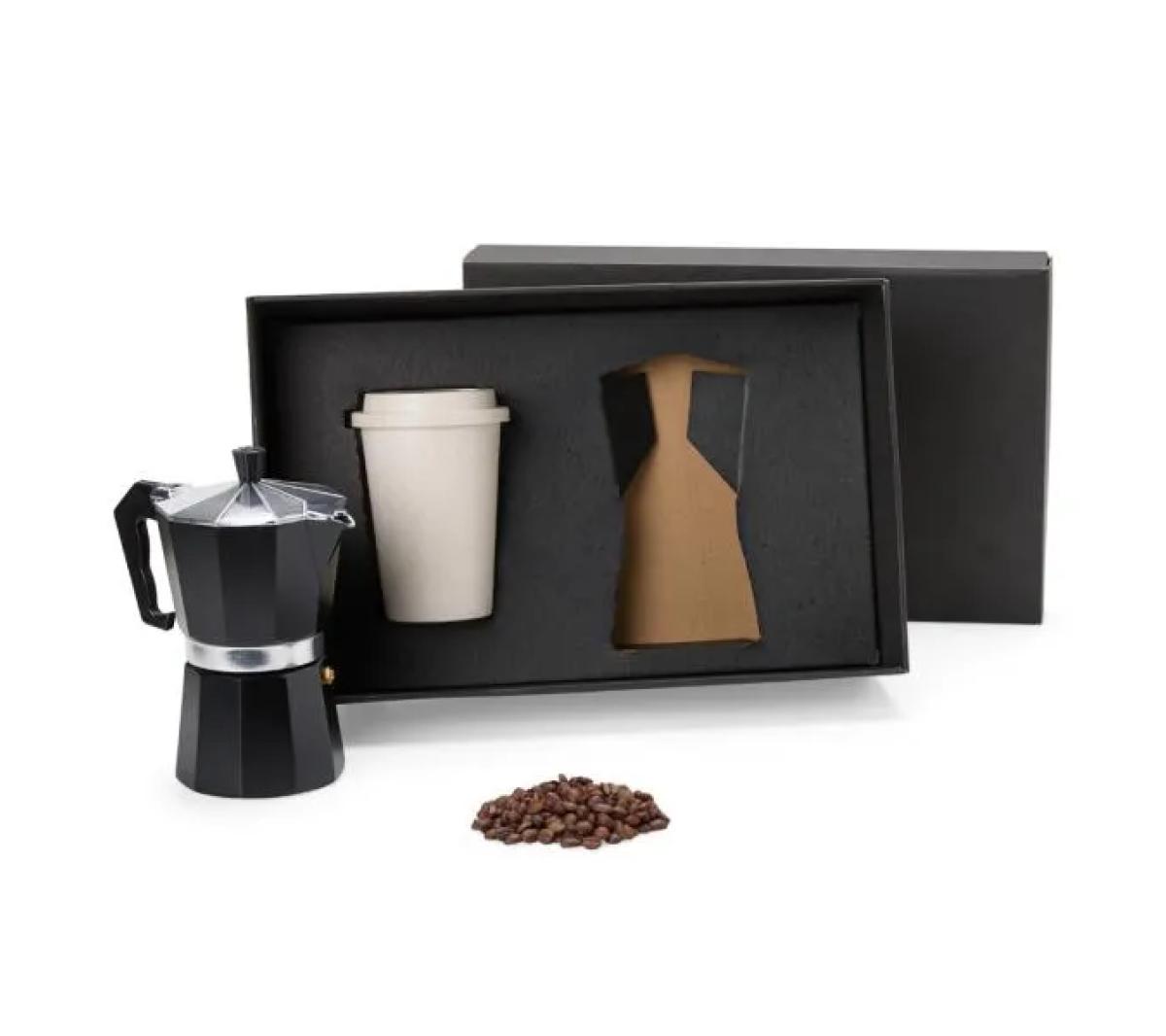 Kit para Café em Alumínio 16x18,5cm