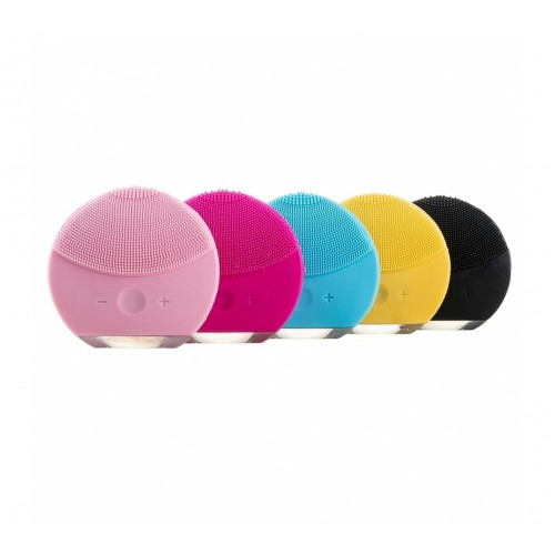 Limpador e Massageador Facial Elétrico de Silicone 7,9x7,4cm