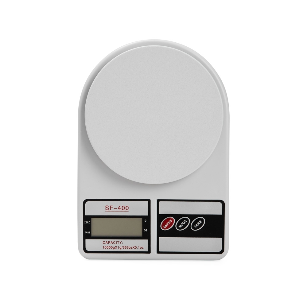 Balança de Cozinha Digital Plástica 10kg 3,5x15,5cm