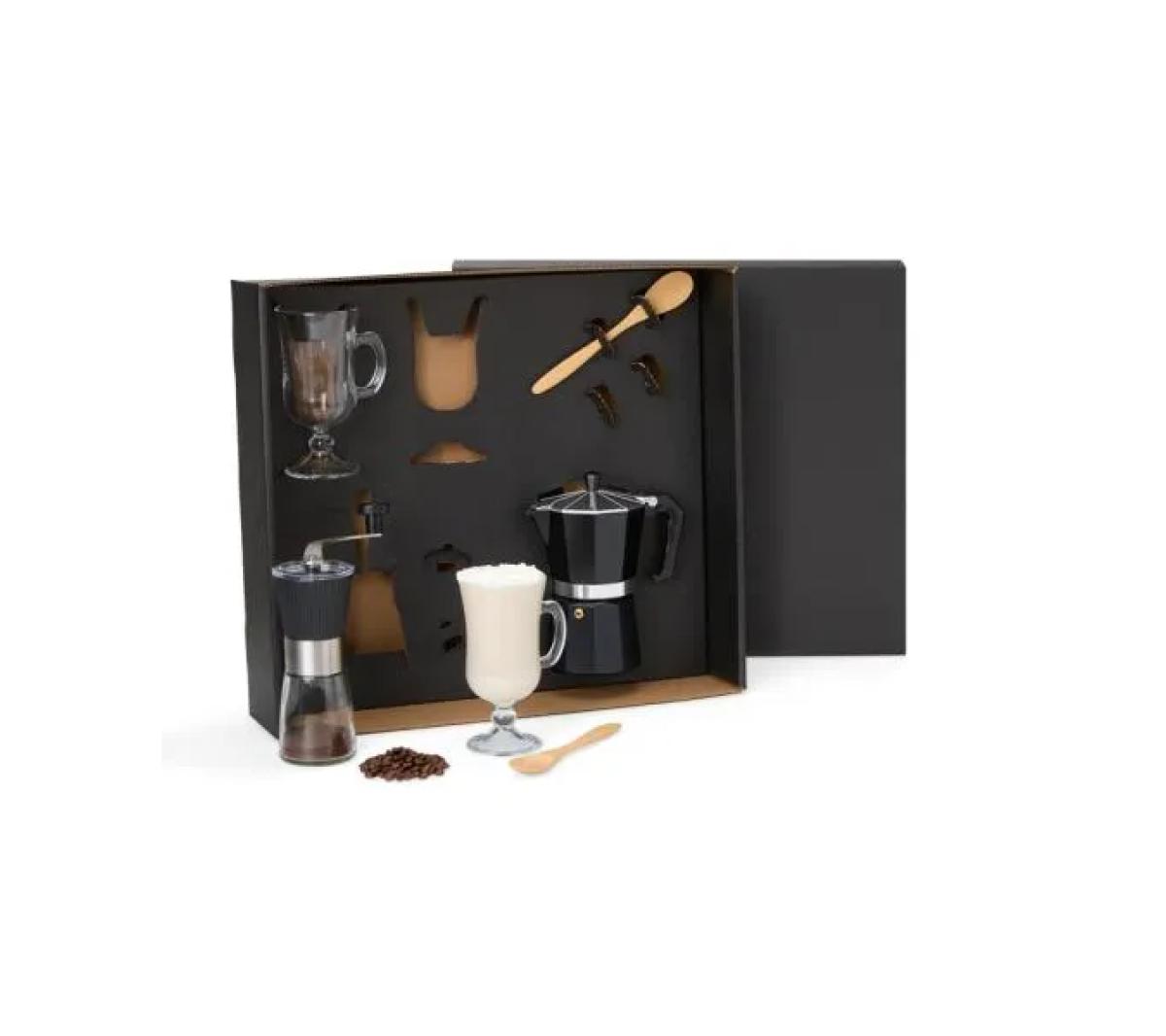 Kit para Café em Alumínio 6 Pçs