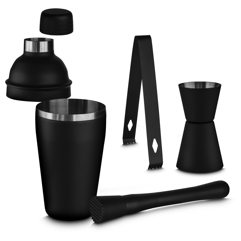 Kit Coqueteleira em Aço Inox 500ml